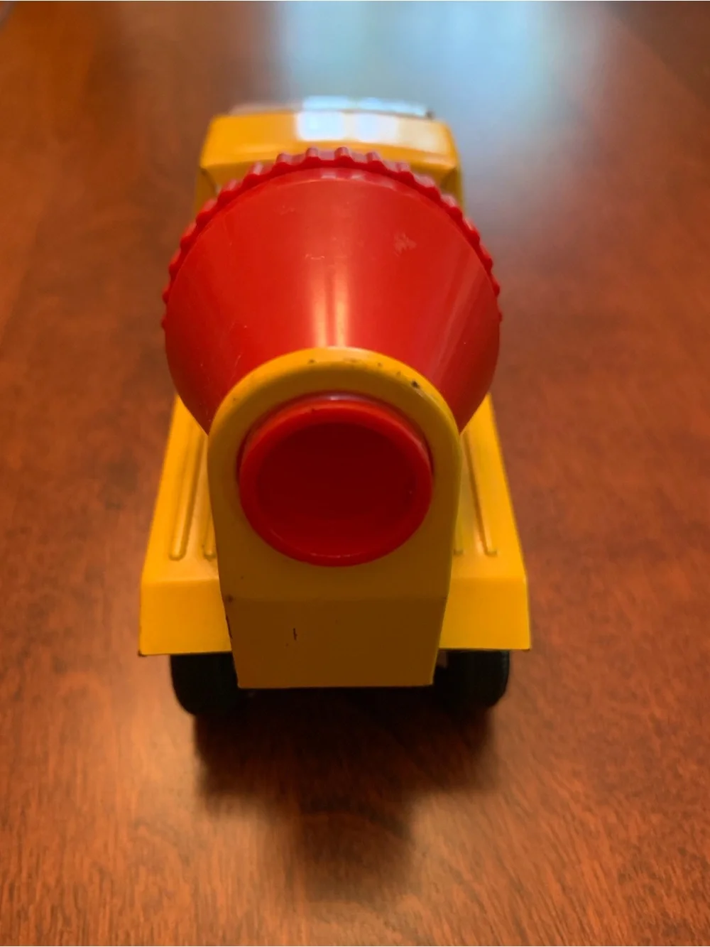 Tonka Yellow and Red Metal Cement Mixer Truck Toy